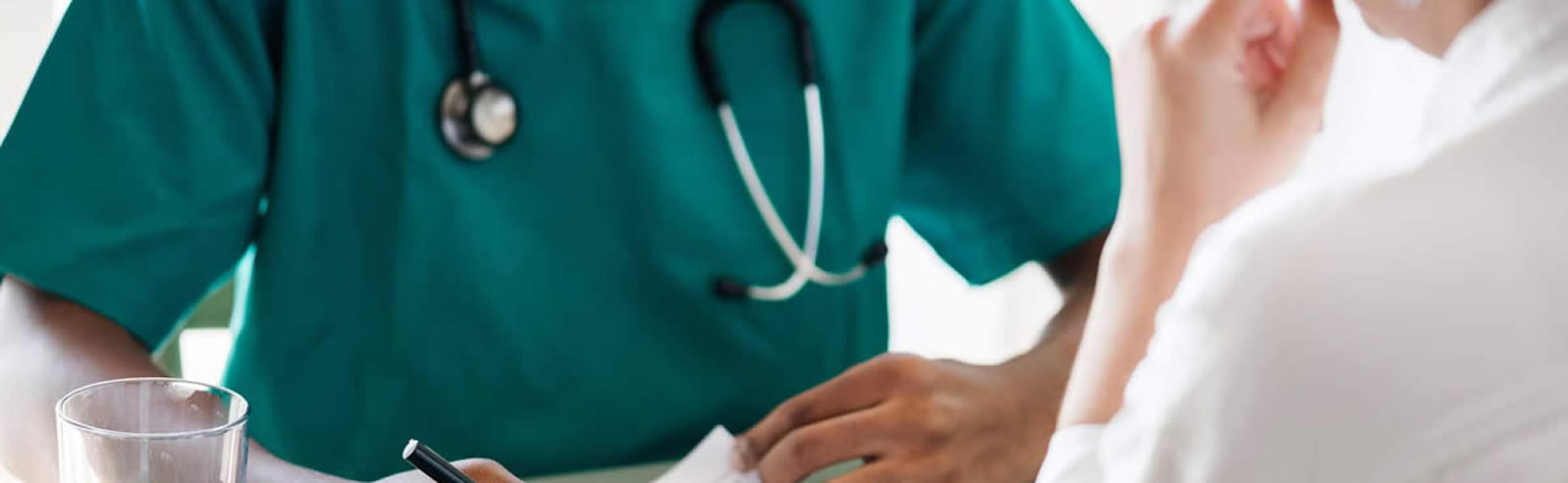 Patient undergoing a private medical