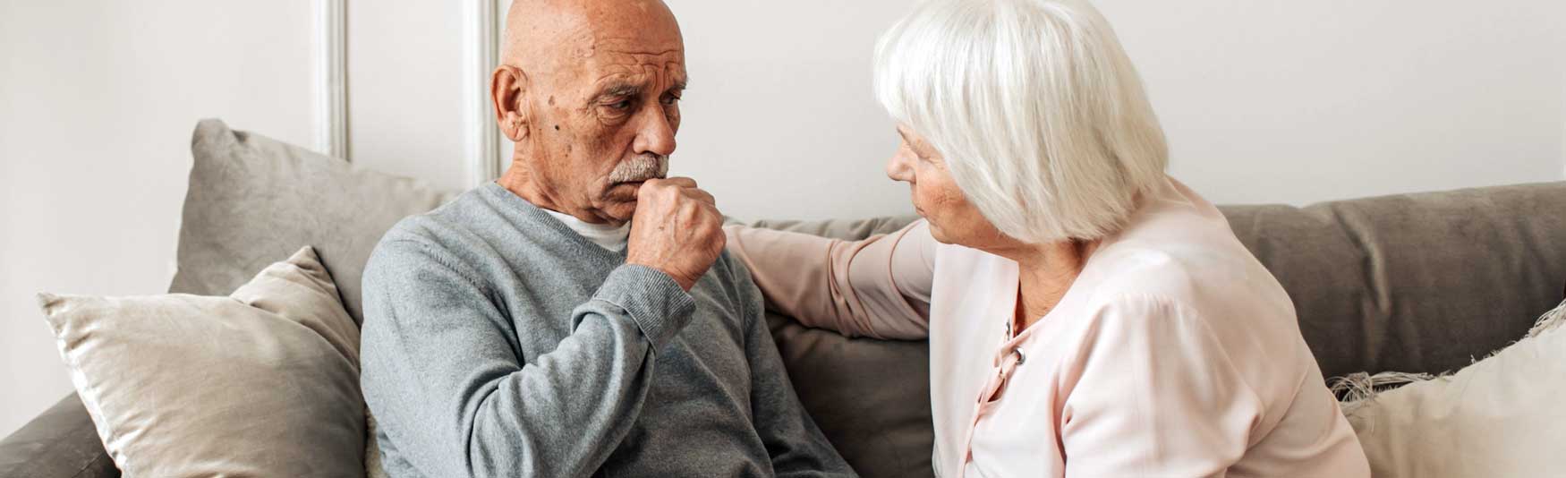 ill person with a cold and a cough